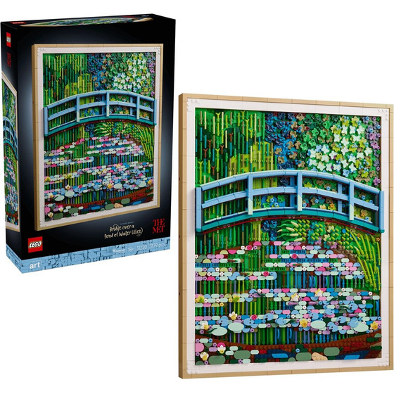 Lego Art Claude Monet - Bridge Over a Pond Of Water Lilies - (31220)