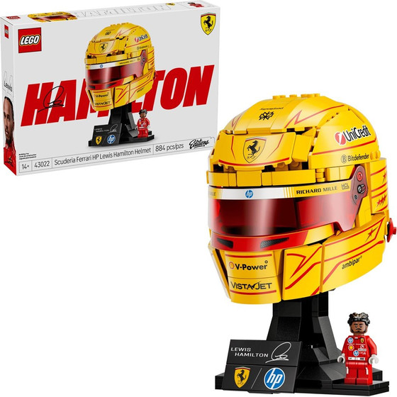 Lego Editions Scuderia Ferrari Hp Lewis Hamilton Helmet - (43022)