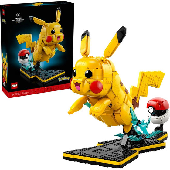 Lego Pokemon Pikachu And Pokeball - (72152)