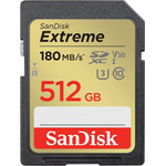 Sandisk Sdxc Memory Card Extreme, 512Gb, Class 10 / UHS-1 U3 - (SDSDXVV-512G-GNCIN)