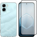 Vivid Set Tpu Clear Case + Full Face Tempered Glass Oppo A6x 5G - (VIVGGS000032)