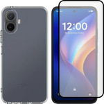 Vivid Set Tpu Clear Case + Full Face Tempered Glass Tcl K70 5G - (VIVGGS000028)