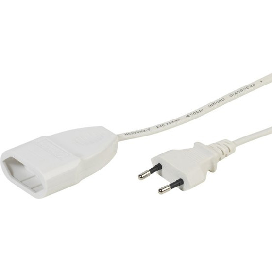 Vivanco Euro Extension Cable 5M White - (VVELEXTIT5025W)