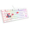 GENESIS Gaming Keyboard Thor 303 Tkl White Us Mechanical RGB, Silent Switch, Hot Swap - (NKG-2063)