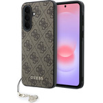 Guess 4G Charm Case For Samsung Galaxy A37 Brown - (GUHCSA37GF4GBR)