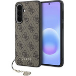 Guess 4G Charm Case For Samsung Galaxy A57 Brown - (GUHCSA57GF4GBR)