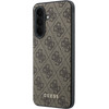 Guess Pu 4G Metal Classic Logo Case For Samsung Galaxy A37 Brown - (GUHCSA37G4GFBR)