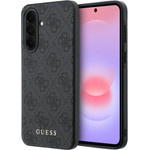 Guess Pu 4G Metal Classic Logo Case For Samsung Galaxy A37 Grey - (GUHCSA37G4GFGR)