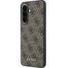 Guess Pu 4G Metal Classic Logo Case For Samsung Galaxy A57 Brown - (GUHCSA57G4GFBR)