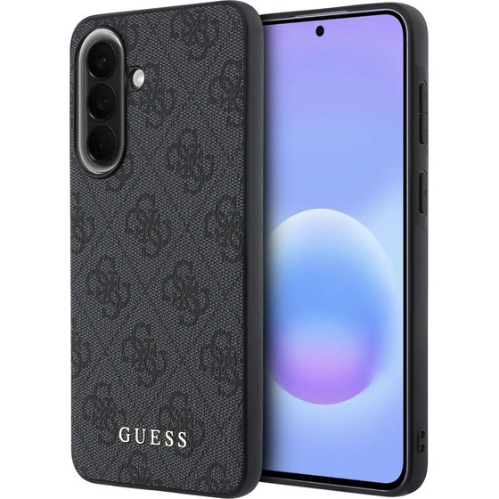 Guess Pu 4G Metal Classic Logo Case For Samsung Galaxy A57 Grey - (GUHCSA57G4GFGR)