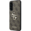 Guess Pu 4G Metal Logo Case For Samsung Galaxy A37 Brown - (GUHCSA374GMGBR)