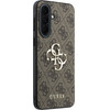 Guess Pu 4G Metal Logo Case For Samsung Galaxy A37 Brown - (GUHCSA374GMGBR)