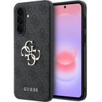 Guess Pu 4G Metal Logo Case For Samsung Galaxy A37 Grey - (GUHCSA374GMGGR)