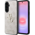 Guess Pu 4G Metal Logo Case For Samsung Galaxy A37 Pink - (GUHCSA374GMGPI)