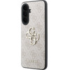 Guess Pu 4G Metal Logo Case For Samsung Galaxy A37 Pink - (GUHCSA374GMGPI)