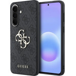 Guess Pu 4G Metal Logo Case For Samsung Galaxy A57 Grey - (GUHCSA574GMGGR)