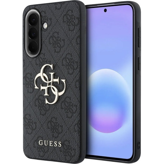 Guess Pu 4G Metal Logo Case For Samsung Galaxy A57 Grey - (GUHCSA574GMGGR)