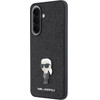 Karl Lagerfeld Fixed Glitter Metal Ikonik Case For Samsung Galaxy A57 Black - (KLHCSA57GKNPSK)