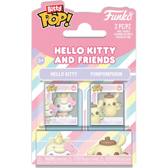 Funko Bitty Pop! 2-Pack: Sanrio - Hello Kitty & Pompom #Vinyl Figures