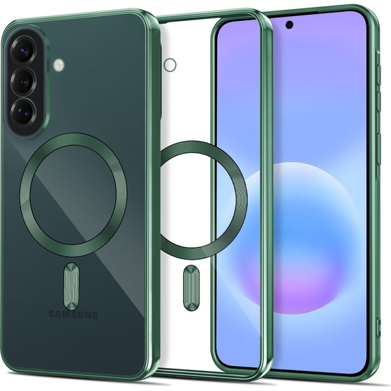 Tech-Protect Magflex Magsafe Case For Samsung Galaxy A37 5G - Transparent Green - (29923-0)
