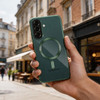 Tech-Protect Magflex Magsafe Case For Samsung Galaxy A37 5G - Transparent Green - (29923-0)