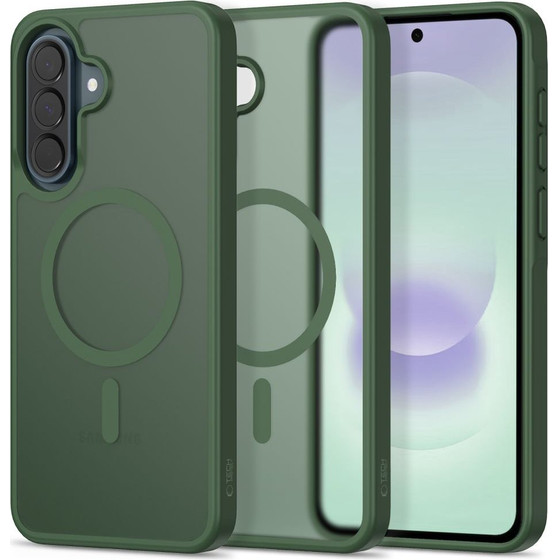 Tech-Protect Magmat Magsafe Case For Samsung Galaxy A36 / A56 / A37 5G - Matte Green - (29948-0)