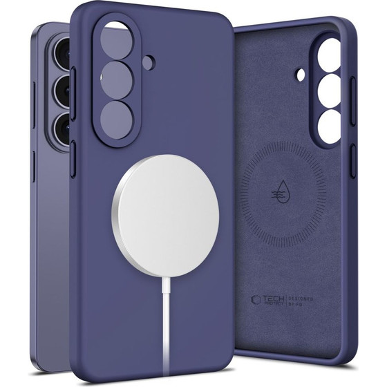 Tech-Protect Silicone Magsafe Case For Samsung Galaxy S26 - Purple - (29941-0)
