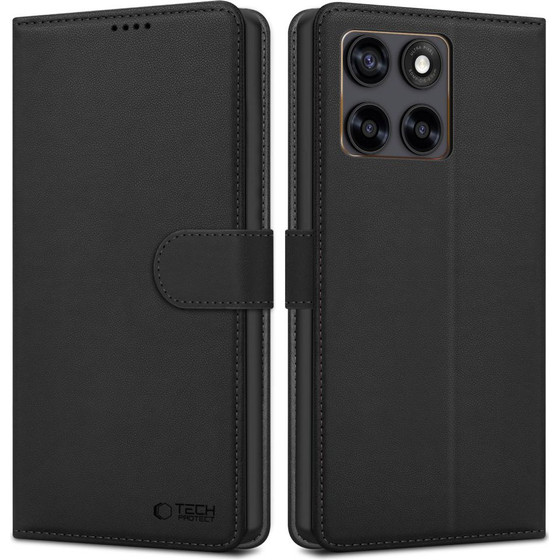 Tech-Protect Wallet Case For Motorola Edge 70 Fusion / Fusion + 5G - Black - (29942-0)
