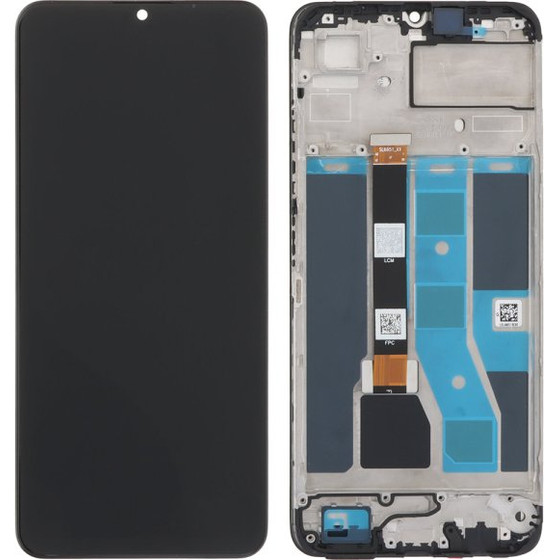 Realme Lcd C53 Black With Frame Original - (LCDRMC53-SP)