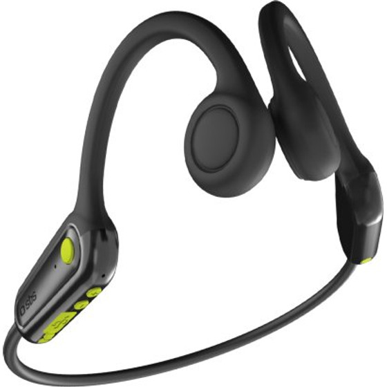 SBS Wireless Neckband Bone Conduction System Earphones Black - (TESPEARBONEBTK)