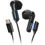 SBS Wireless Tws Enc / Wired Earphones Type C 2 In 1 Black - (EARSETBTCABLEK)