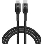 Powertech ������� Lightning �� USB-C Pd 27W, 480Mbps, 1m, ����� - (PTR-0203)