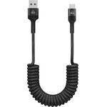 Powertech ������� USB-C �� Usb �� Spiral �������, Pd 60W, 480Mbps, 1m, ����� - (PTR-0197)