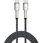 Powertech ������� USB-C Pd 60W, 480Mbps, 1m, ����� - (PTR-0198)
