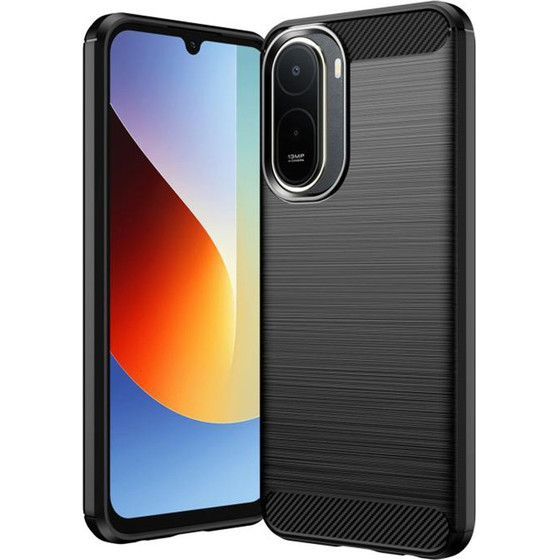 Techsuit - Carbon Silicone - Xiaomi Redmi A7 Pro 4G - Black