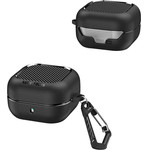 Techsuit - Carbonfiber - For Samsung Galaxy Buds 4 / Buds 4 Pro - Black