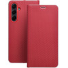 Flip Case For Samsung A27 Luna Book Carbon Red OEM