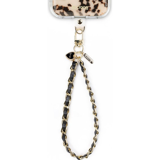 Crong Phone Charm - Lanyard Phone Pendant (Black Twist) - (CRGPHCH16)