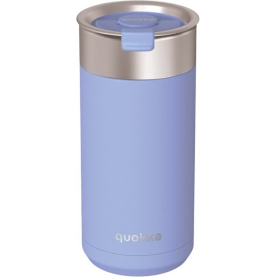 Quokka Boost Coffee Tumbler - Stainless Steel Thermal Mug With Infuser 400ml (Denim Blue) - (40083)