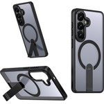 Hurtel Hybrid Armor X Case For Samsung Galaxy A36 / A37 With Stand Compatible With Magsafe - Black - (Hybrid Armor Xingyao Black Sam A37 / A36)