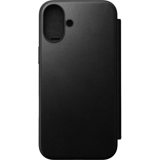 Nomad Modern Leather Folio, Black - Iphone 16 Plus - (NM01682585)