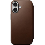 Nomad Modern Leather Folio, Brown - Iphone 16 - (NM01683285)