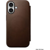 Nomad Modern Leather Folio, Brown - Iphone 16 - (NM01683285)