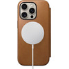 Nomad Modern Leather Folio, English Tan-C - Iphone 16 Pro - (NM01678885)