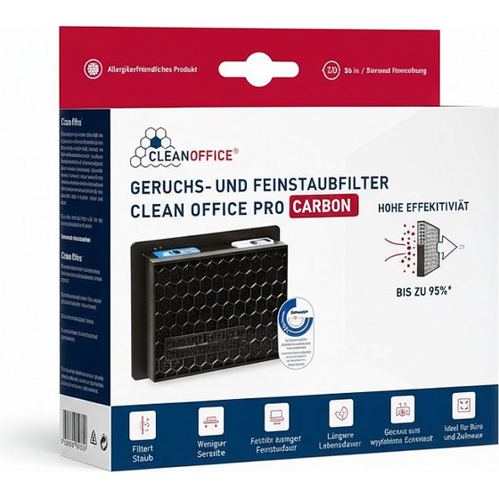 Clean Office 1x2 Pro Carbon Fine dust filter 150 x 120 Mm - (8404040)