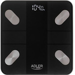 Adler Electronic Bathroom Scale Ad 8186 Black - (Ad 8186b)