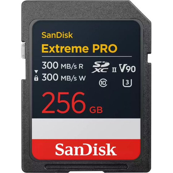 Sandisk Extreme Pro 256GB Sdxc UHS-II
