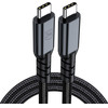 3MK Hyper Cable N-Series USB-C To USB-C Thunderbolt 4 Cable 2m 48V/5A 240W Black