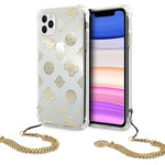 Guess Iphone 11 Pro 5,8 Gold Hardcase Peony Chain Collection - (GUHCN58KSPEGO)