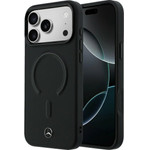 MERCEDES Case Leather 3D Magsafe For Iphone 17 Pro Black - (MEHMP17L25PEMMOK)